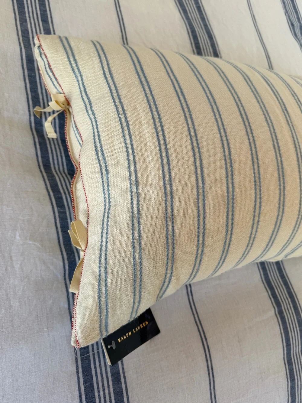 Ralph Lauren 16 x 24 Striped Throw Pillow